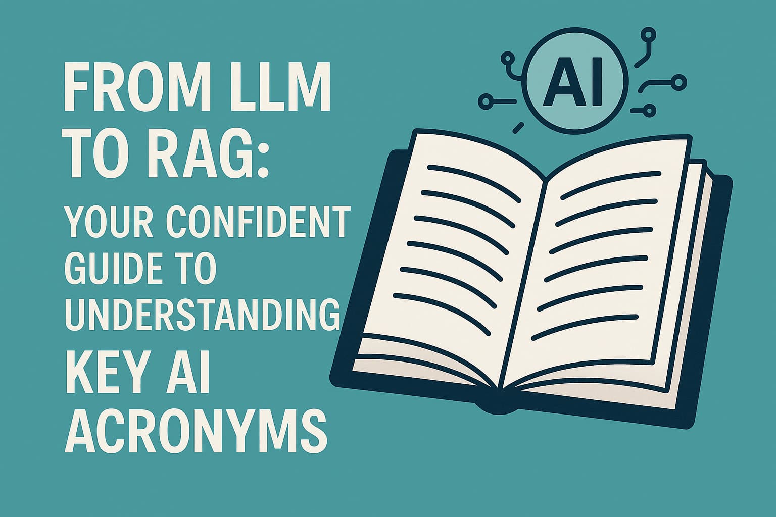 From LLM to RAG: Your Confident Guide to Understanding Key AI Acronyms From LLM to RAG: Your Confident Guide to Understanding Key AI Acronyms